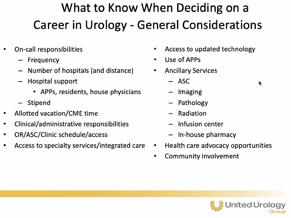 Tools for professional growth at #MAAUAResDay. Great advice from Dr. Brad Learner on what to know when deciding on a urology practice after residency. @MAoftheAUA #MedEd #knowwhattoknow