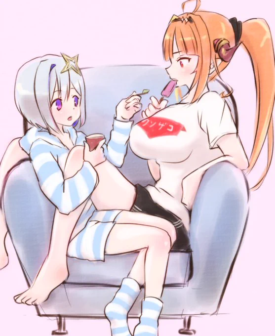 今日見た距離感バグってる子達がエモかったので、かなココで。
#かなココ
#かなたーと
#みかじ絵 