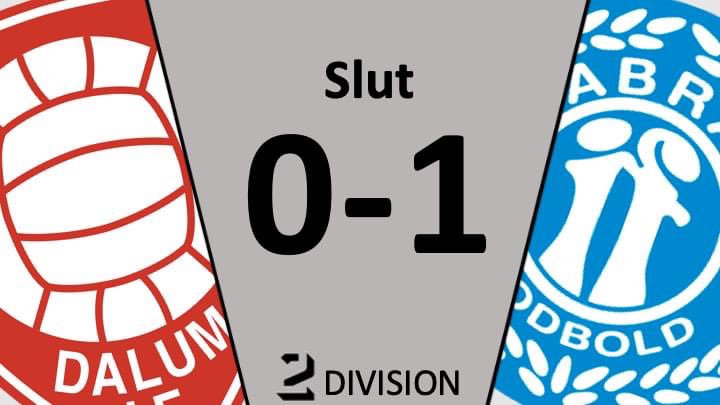 dalum_if's tweet photo. ØV! Dalum taber desværre knebent 0-1 til Brabrand..

#2Division #DalumIF #DIFBIF https://t.co/Y2I2KB49e3