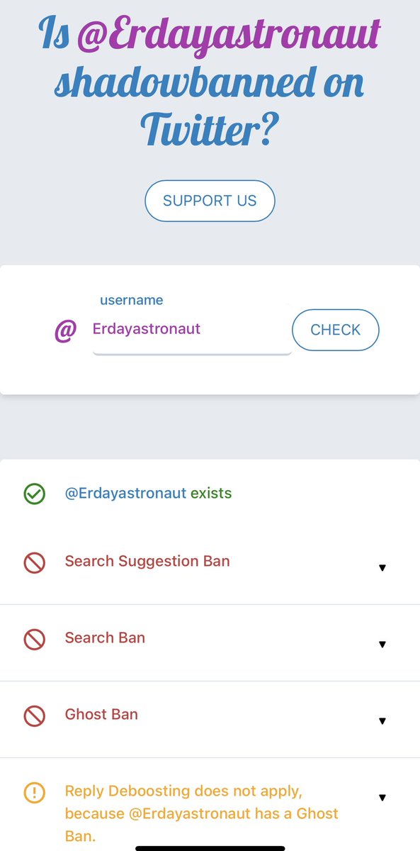Erdayastronaut's tweet image. I guess my account is shadow banned. Thanks @Twitter @TwitterComms @verified 🤦‍♂️🤦‍♂️🤦‍♂️