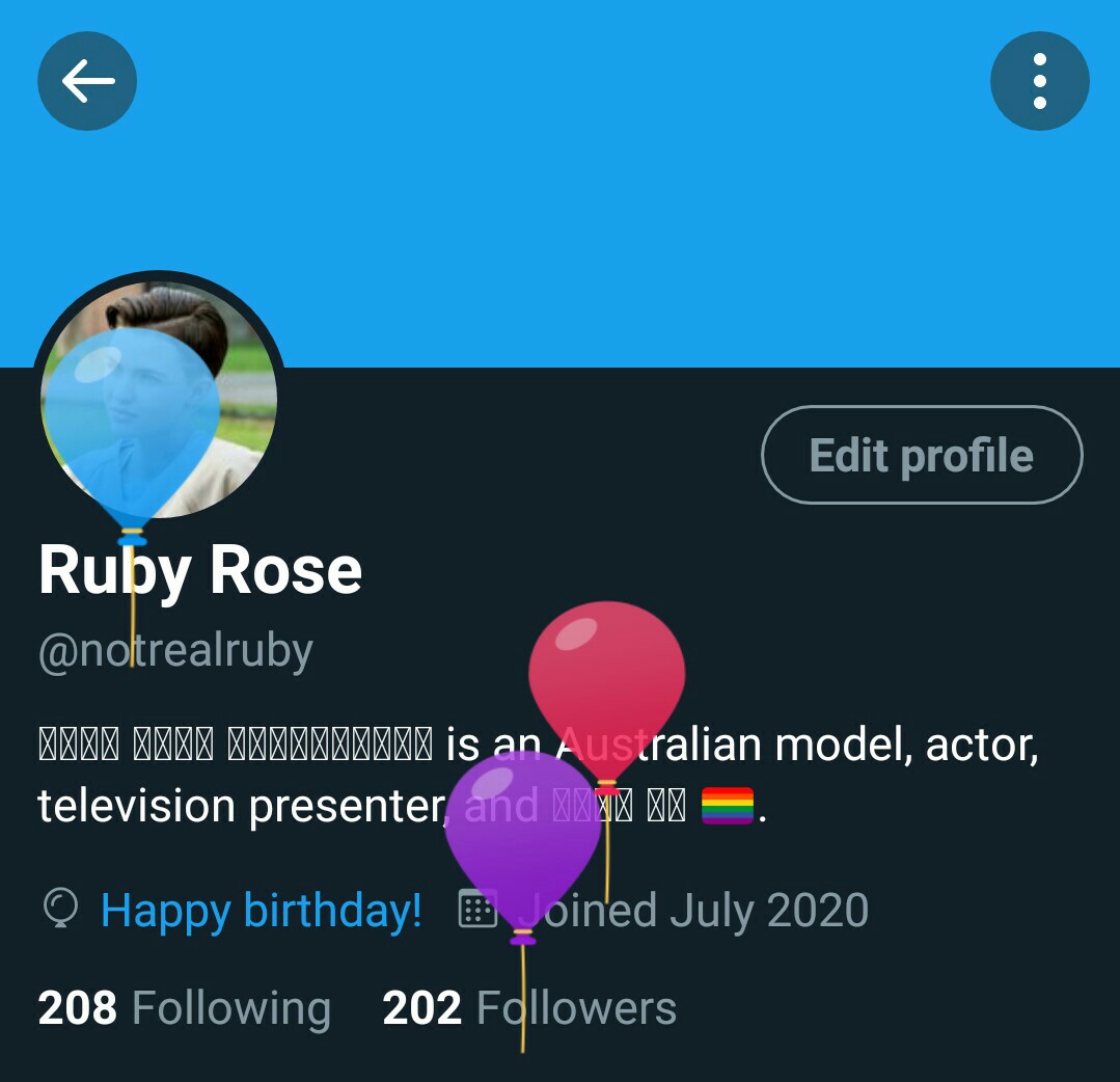Happy birthday Ruby Rose and all of her roleplayers. 