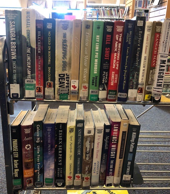 SchoharieLib's tweet photo. 28 new Large Type books were added to our shelves today, courtesy of @mvlsNY. Come take a look! https://t.co/iPXVkwoLrz
