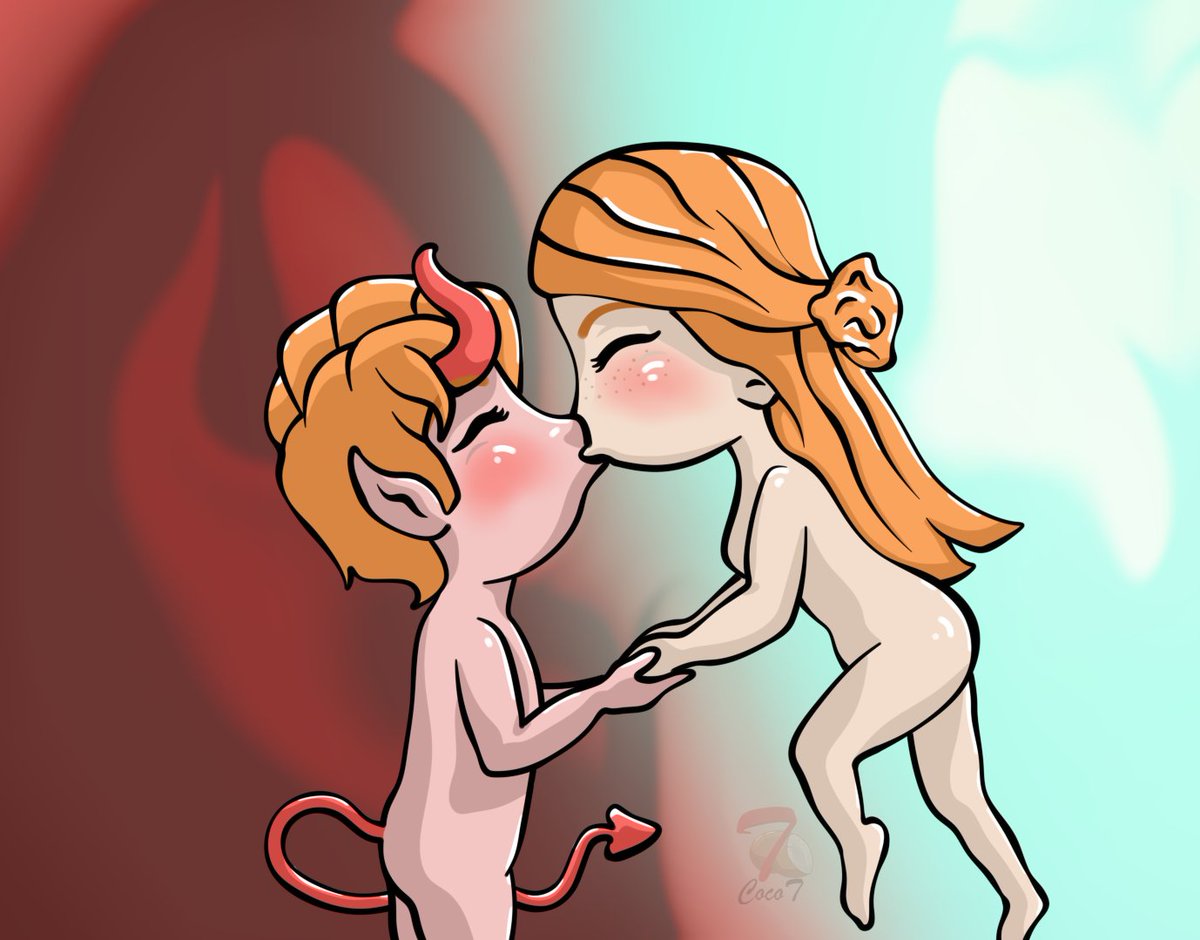 Cocoasneto's tweet photo. - Así no pasan cosas raras.
- ¿Qué cosas van a pasar?
- No sé, el demonio siempre esta acechando.
- ¿Te acecha el demonio Yaiza?
- Si, eres tú.

Confirmamos que si <<
@Lauriita18_ 
@FolagoR 

-
aunque también te digo que eso de Yaiza santa es más falso que una moneda de 3€ ^^ https://t.co/KSo6sjYTn9