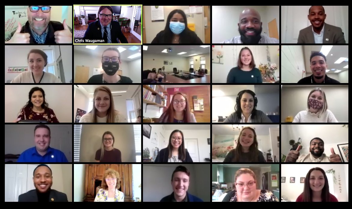 90 seconds in and we are already practicing what we preach by doing active listening... great breakout group time <a href="/ABC_EdD/">Alex Carter, Ed.D</a> <a href="/TeachersPromise/">Teachers of Promise Institute</a> #topinstitute