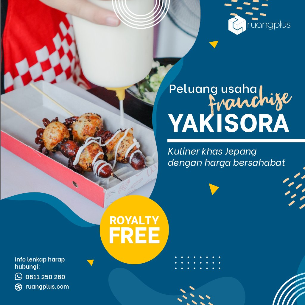 ruangplus's tweet photo. Peluang usaha kuliner khas Jepang yang sangat berpotensi 👌🏻

Menunya unik dan variatif, harganya terjangkau oleh konsumen dan rasanya lezat banget!

#infopeluangusaha #infofranchise #franchisemurah #infobisnis #infobisnisonline #infobisnismakanan  #usahakuliner https://t.co/DOF4fgUFmn