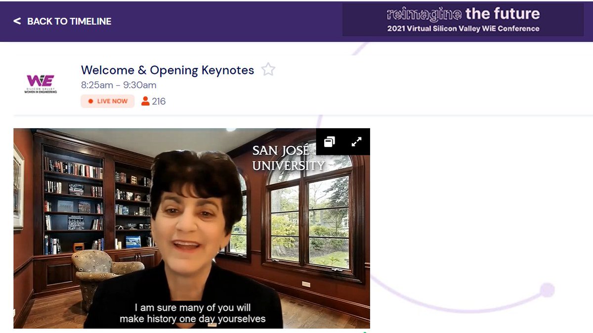 PrezPapazian's tweet image. Welcome,  #SVWiE2021 attendees!

We&apos;ve all been reimagining our futures this past year and rethinking how we live, work, and build an equitable society. Engineers, we know, will play a vital role in how we do so. Enjoy the conference! #SJSUEngineering #SJSU #WomensHistoryMonth