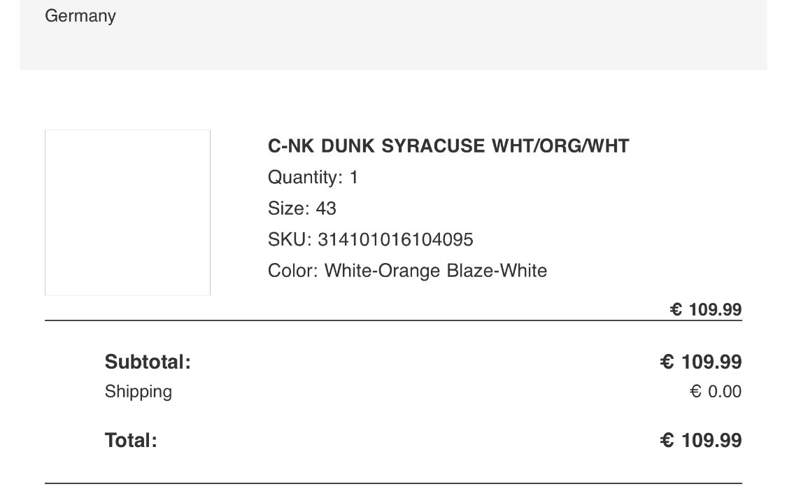 Nike dunk high Syracuse Success, just one but better than 0

Hit with @cyberaiosuccess @Cybersole  🙏🏽🙏🏽🙏🏽🙏🏽🙏🏽🙏🏽🙏🏽

Proxy by 🤯 @IgnifyProxies  

#sl0tz
#flaresuccess
#flare
#ignifiyproxy
#sneakerbotter
