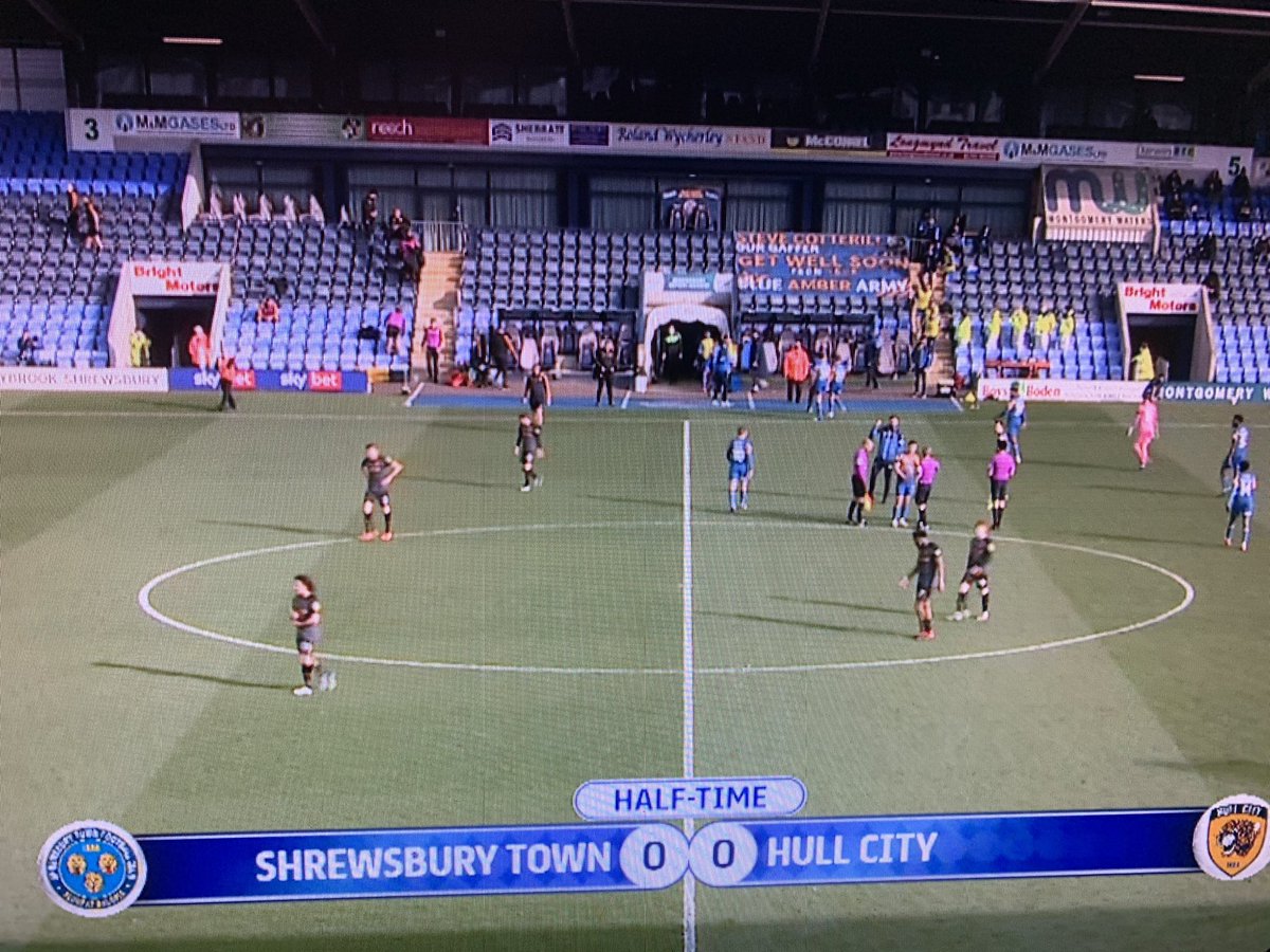 STFCOSC's tweet photo. ALL OVER! First half ends 0-0 with #Salop holding their own. #RIPJAGS https://t.co/R6PFA2wpwx