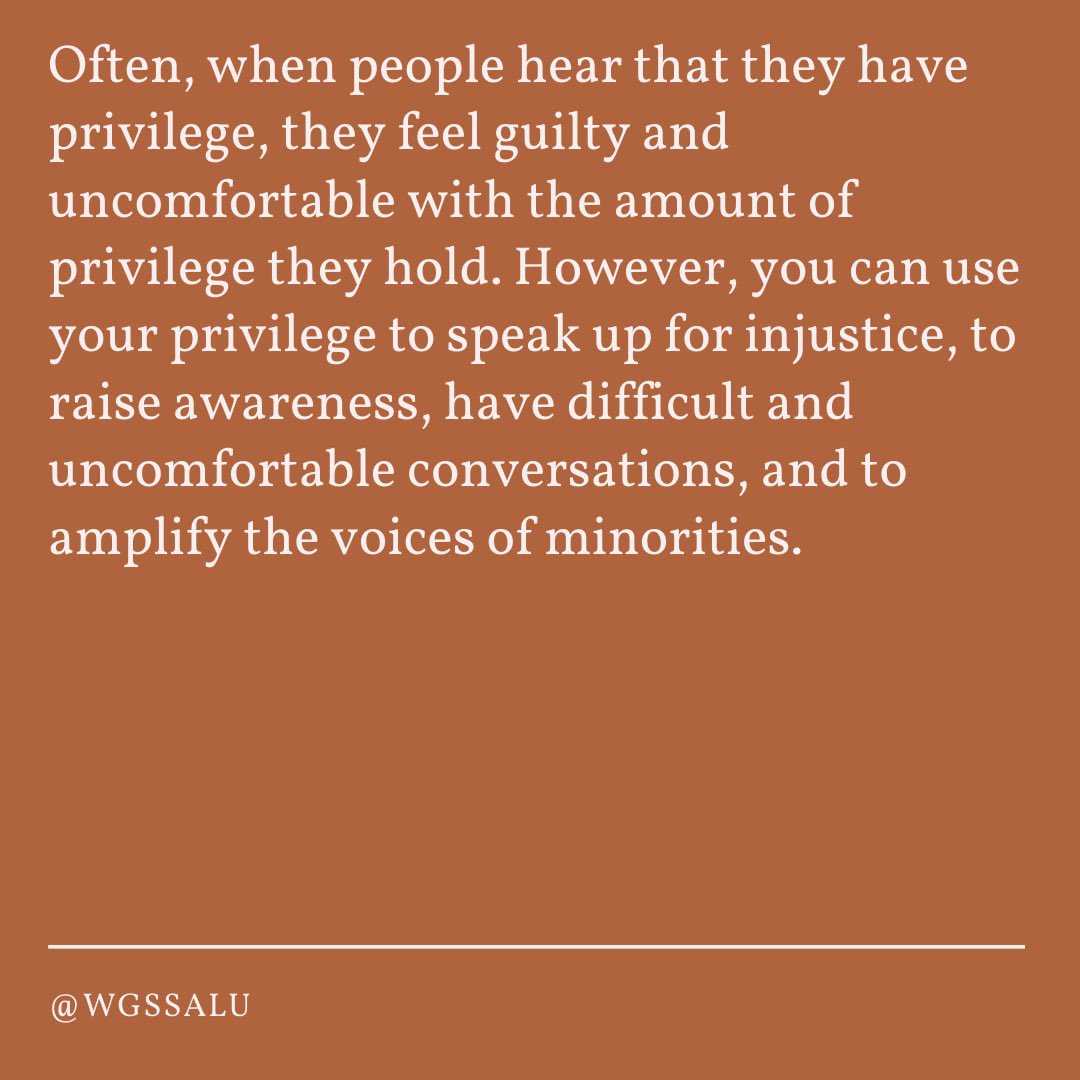 WGSSALU's tweet photo. understanding privilege: https://t.co/r4uZjgGgpv