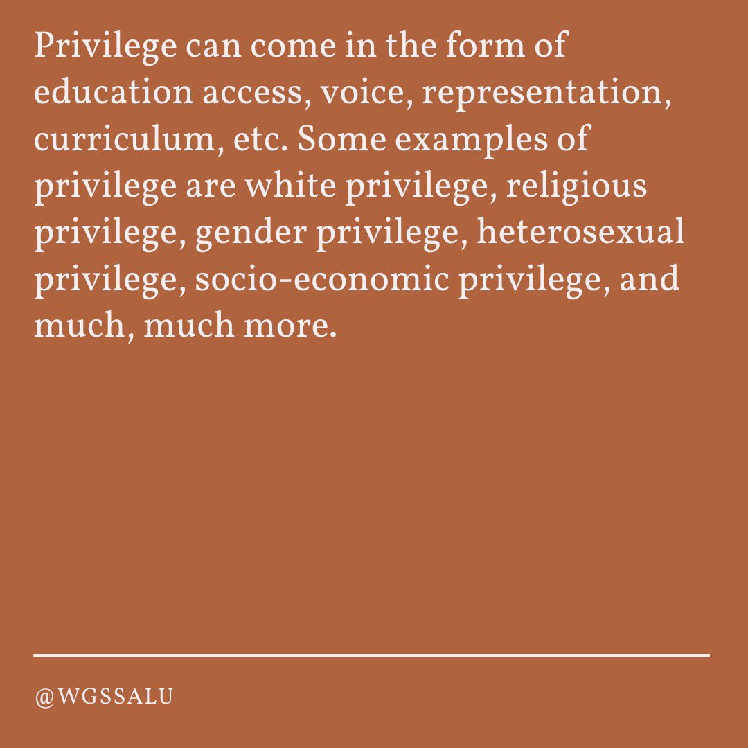 WGSSALU's tweet photo. understanding privilege: https://t.co/r4uZjgGgpv