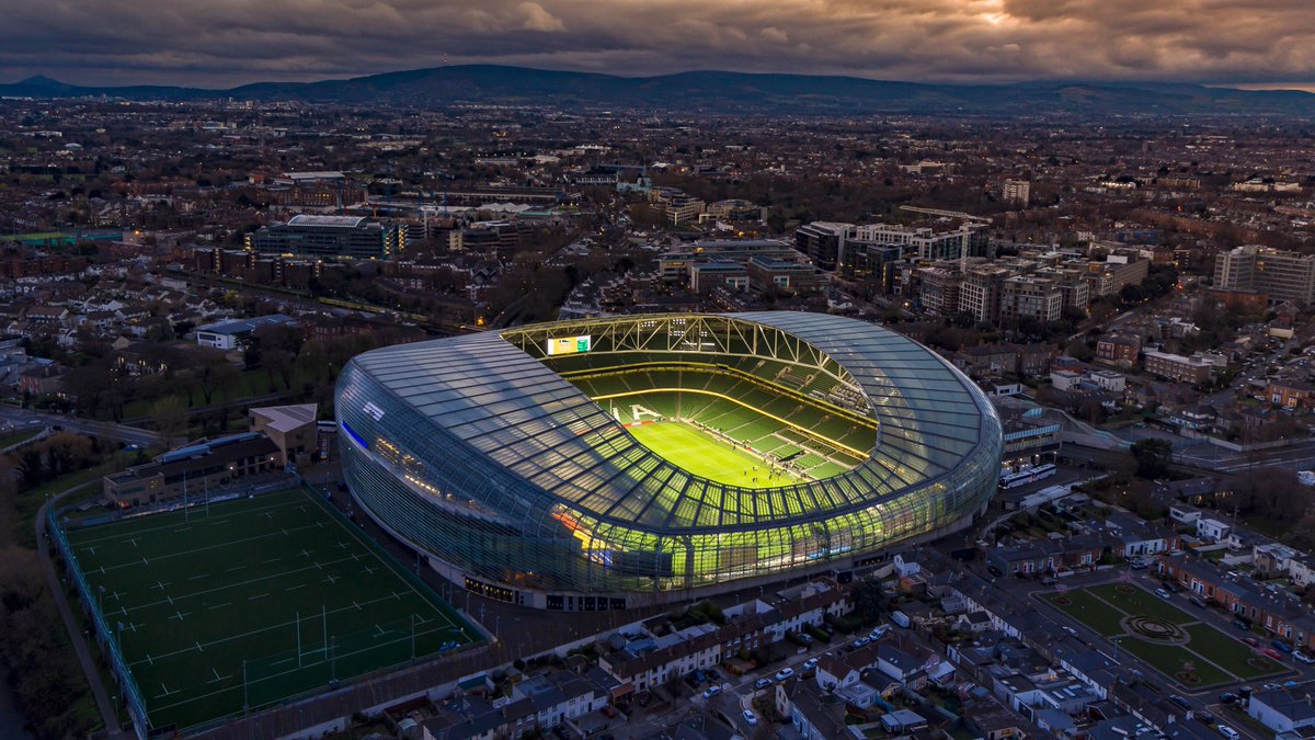 What a way to finish off the #SixNations. Congrats @IrishRugby. While it was empty, the Aviva was still looking very well! #TeamOfUs #IREvENG #ThanksCJ #GuinnessSixNations #aviva #IAAapproved