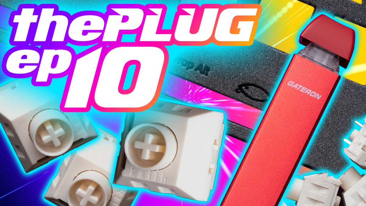 New *BEEFY* Episode of thePLUG to hold you over until GMMK Pro day! Talking about ways you can help save a board that has sound, feel, or plate mount stab issues. RT love *always* appreciated! 🙏👊
youtu.be/wMmZrtML0F0
