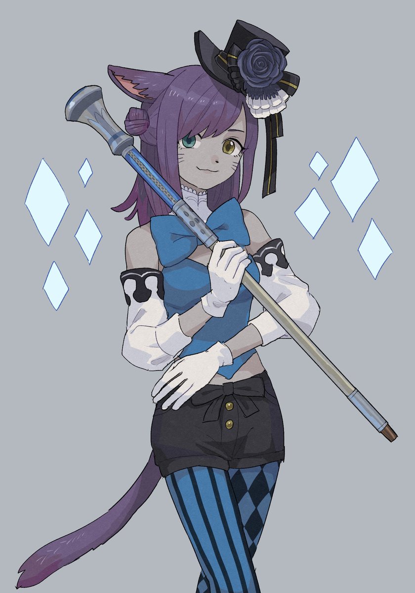 「青魔道士ミラプリ? 」|めぶいたのイラスト