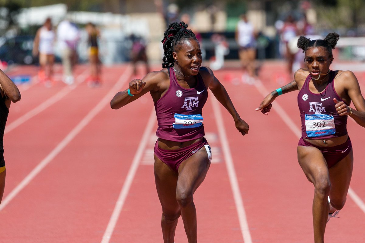 🗣 Ali-ooooo

<a href="/immanuela_aliu/">Immanuela Aliu</a> takes the 100m 🥇 with a personal best time of 11.43. 

🇬🇧 | #GigEm