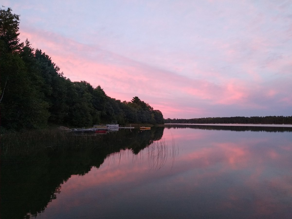 <a href="/IamMikeRobinson/">Mike</a> From the dock, Ham Lake outside Nevis Minnesota.