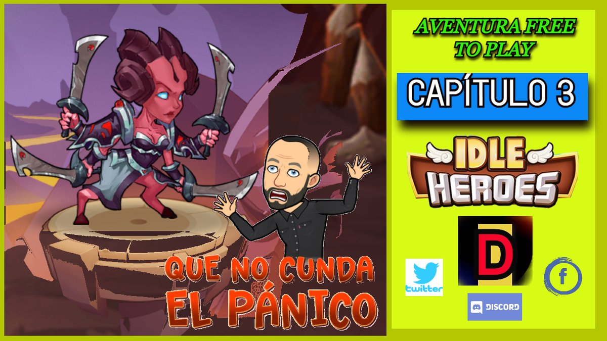DADILAC3's tweet photo. IDLE HEROES - AVENTURA Free To Play Español CAPITULO 3 https://t.co/A9Xq6xtTbV a través de @YouTube #idleheroes #gameevents #mobilegame #gaming #videogame #rpg #gamer #games #mobilegame #mobileapp #appfacts #mobileappdiary https://t.co/R6yROVTvHf