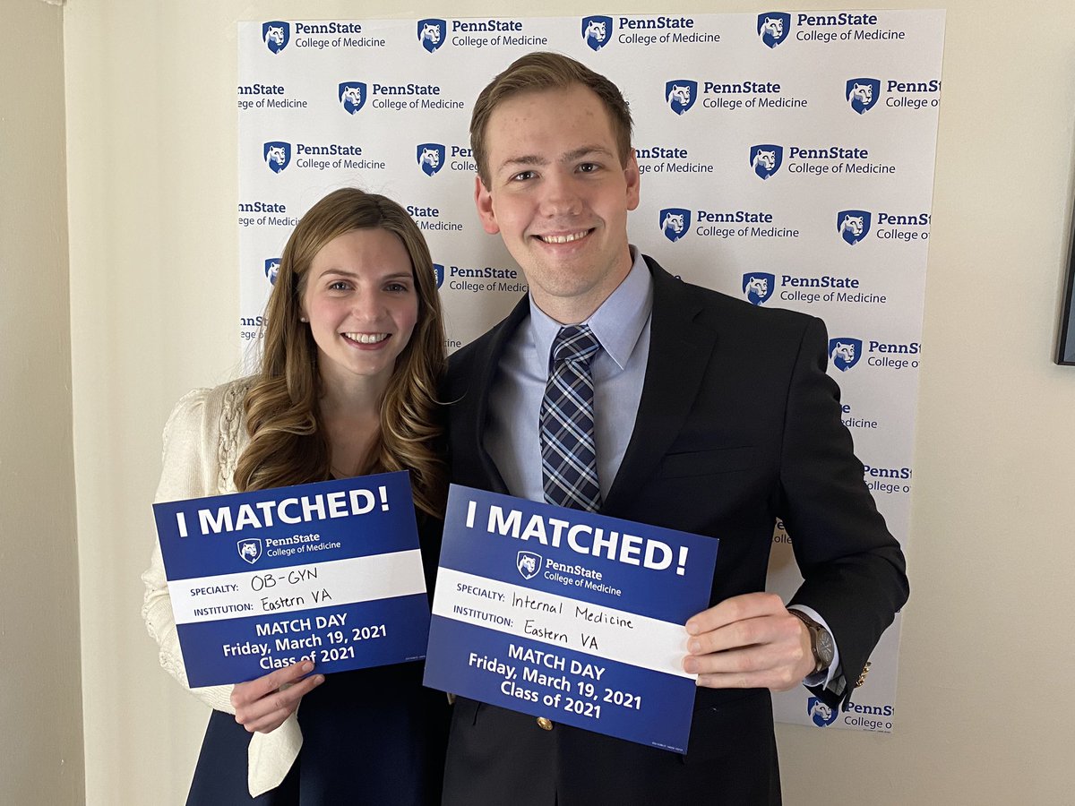 Ben and I couples matched to Eastern Virginia Medical School for my OBGYN residency and his IM residency! We are excited to start this next stage of our training as physicians in a few months!