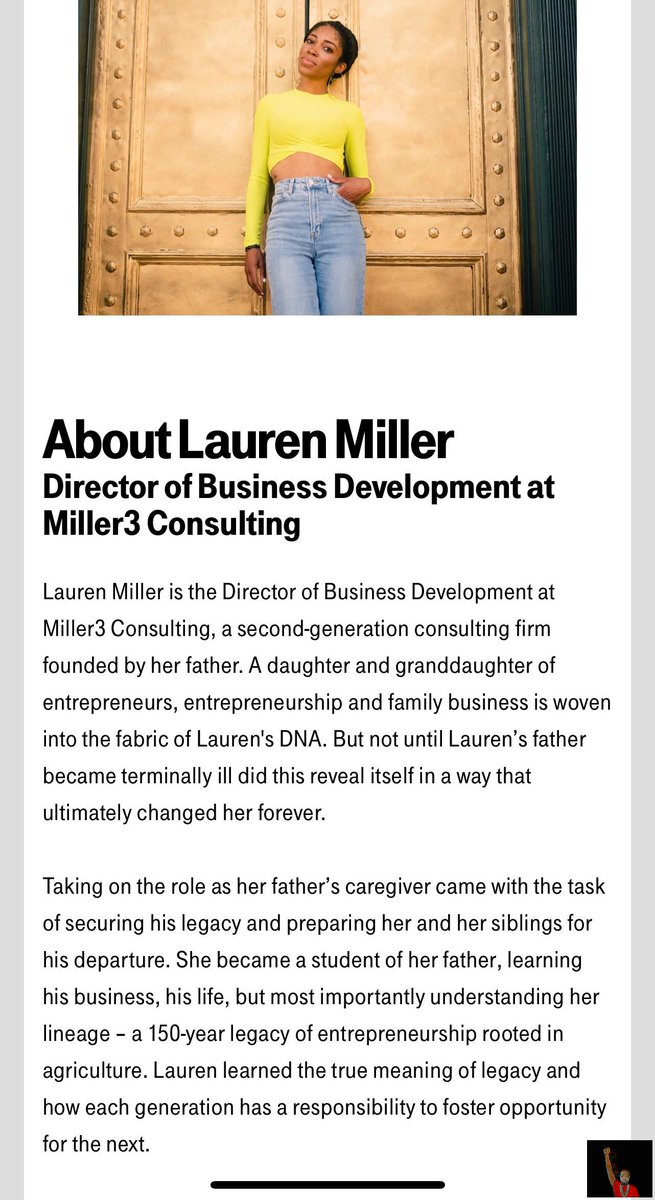 OLHEAD3's tweet photo. Lauren Is a talented professional strategist If you are in need of business development hit my DM and I will make the connection #crossmarketing #blackdollar4blackbusiness #Motivational #Militant #Musicwith #purpose #BlackEnterprise #Outreach #ATRISKYOUTH #Minority #Entrepren... https://t.co/yjrgb8GvYn