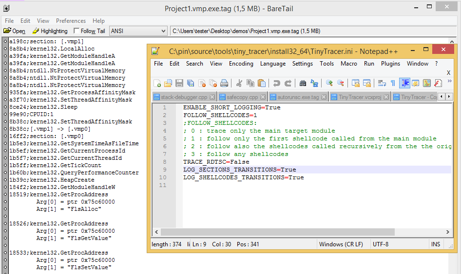hasherezade's tweet image. #TinyTracer updated with new features &amp;amp; fixes: github.com/hasherezade/ti…