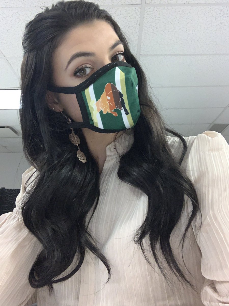 donatellitweets's tweet photo. Thank you so much to  @Bethany_Bison Lynn Burton for the face mask that supports diversity and unity! Such an awesome design and cause! @WTRF7News https://t.co/XkKAnO7bqV