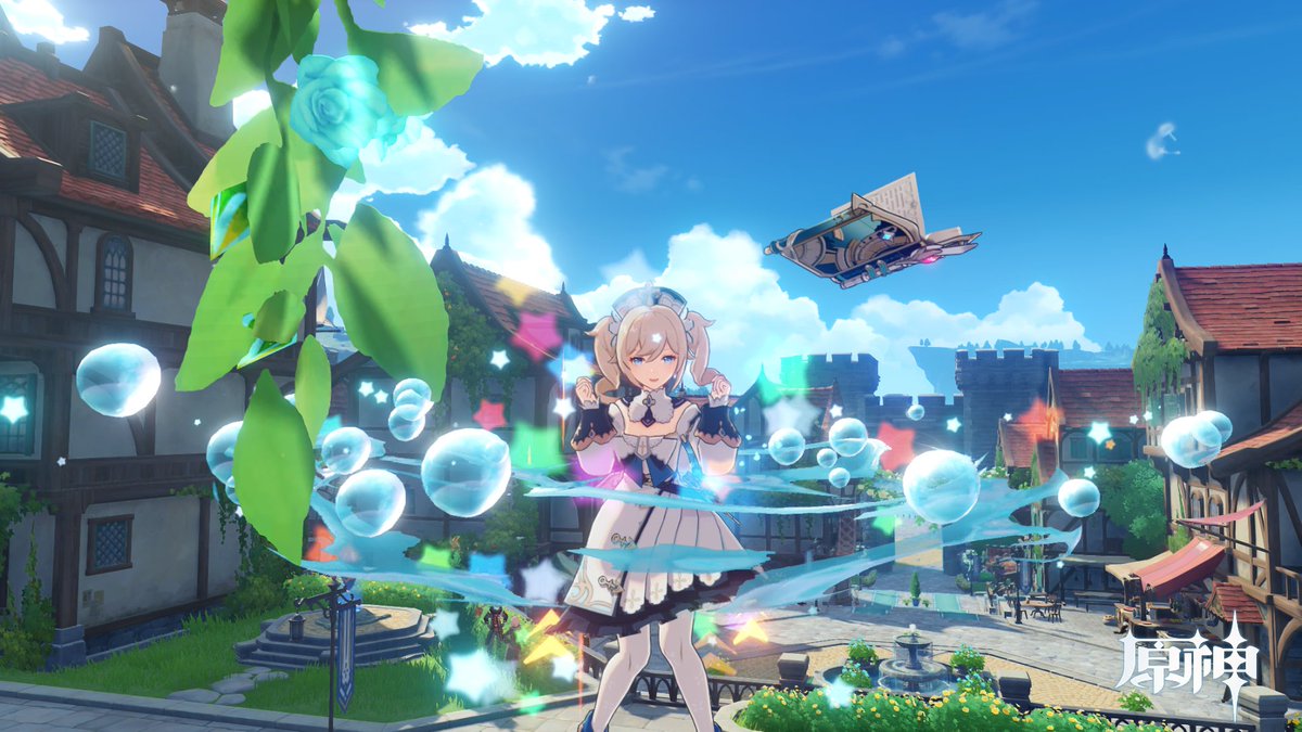 K_onepa's tweet photo. #GenshinImpact so beautiful! 芭芭拉冲啊！ https://t.co/LzhHijLhU3