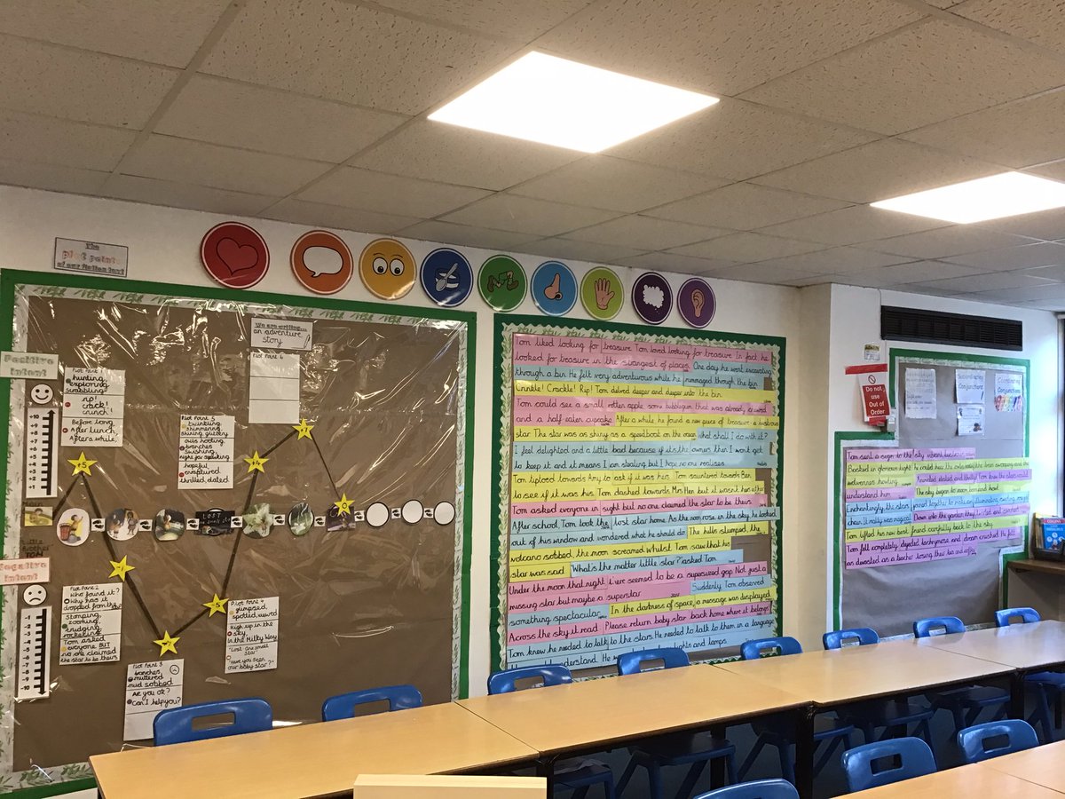 year3stmary's tweet photo. Our sentence stacking display so far 🖍❤️🖍#supersentencestackers #year3 @janeconsidine https://t.co/zBiLuC1ORN