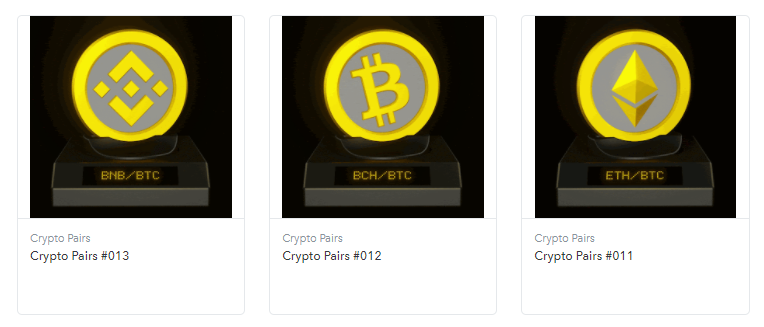 PairsCrypto's tweet photo. 3 More Pairs have been minted! They will be dropped for sale once #020 is minted.
$ETH / $BTC  $BCH / $BTC  $BNB / $BTC
Gold Pairs will be limited to the first 50. Different texture/material variations will come after that.
#NFT #NFTs #NFTCommunity https://t.co/lF1frVCem8