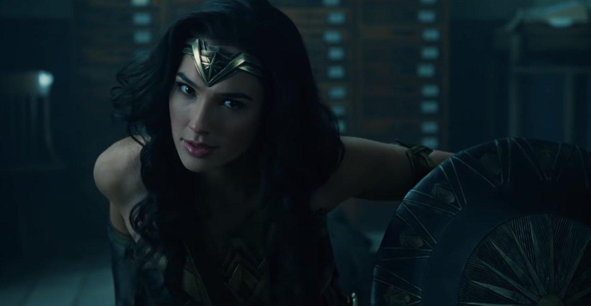OhioDavee's tweet photo. If you’re fightin Wonder Woman and she smirks at you like this, just know it’s a wrap https://t.co/qTniOvjvwg