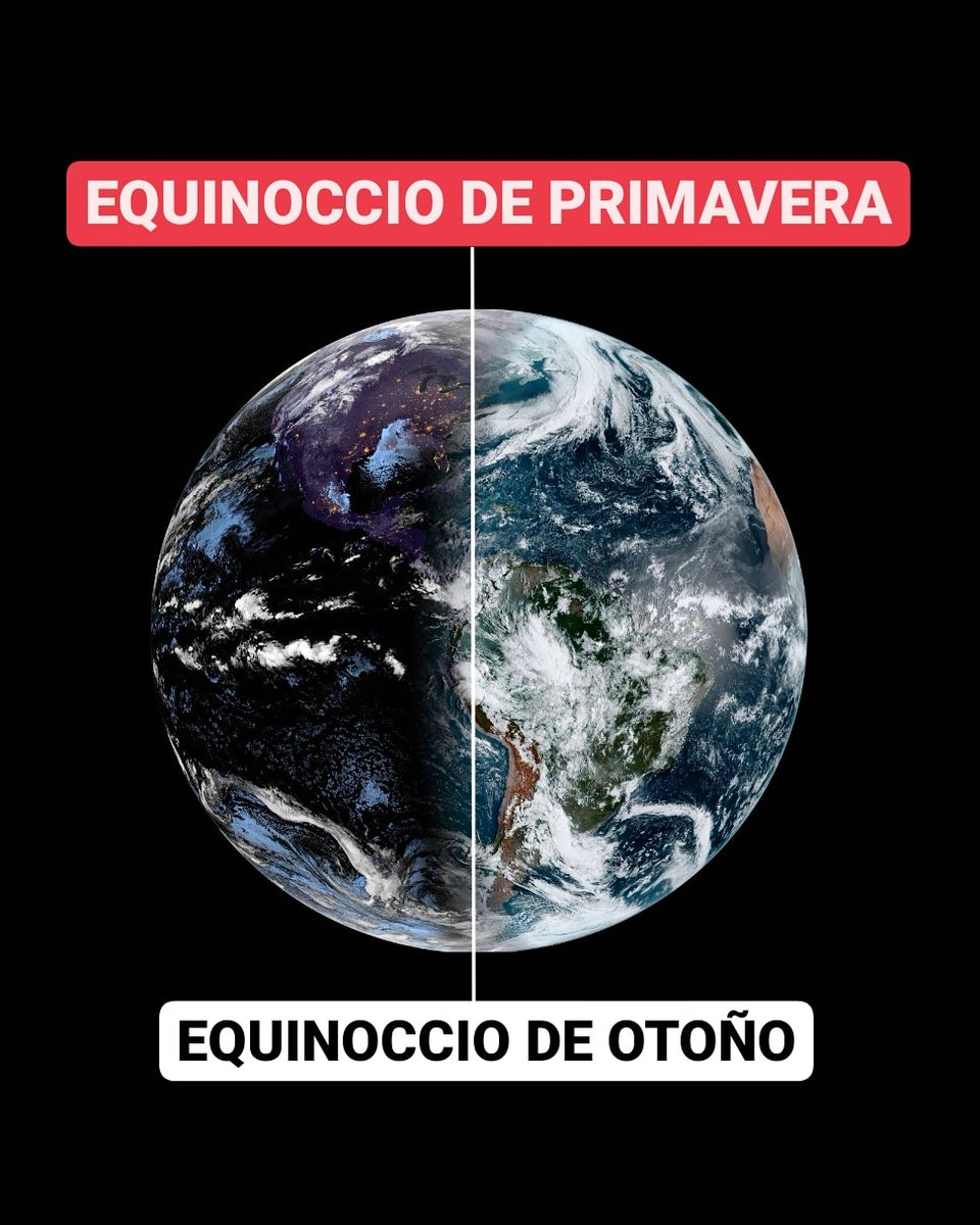 JeanSuriel's tweet photo. 🔴Hoy sábado 20 de marzo 2021, a las 5:37 AM, ocurrió el equinoccio de primavera en el hemisferio norte y el equinoccio de otoño en el hemisferio sur: es el momento preciso en el cual nuestra estrella se encuentra sobre el ecuador de la Tierra.

Sigue ⬇️ https://t.co/uWTwE8jRdQ