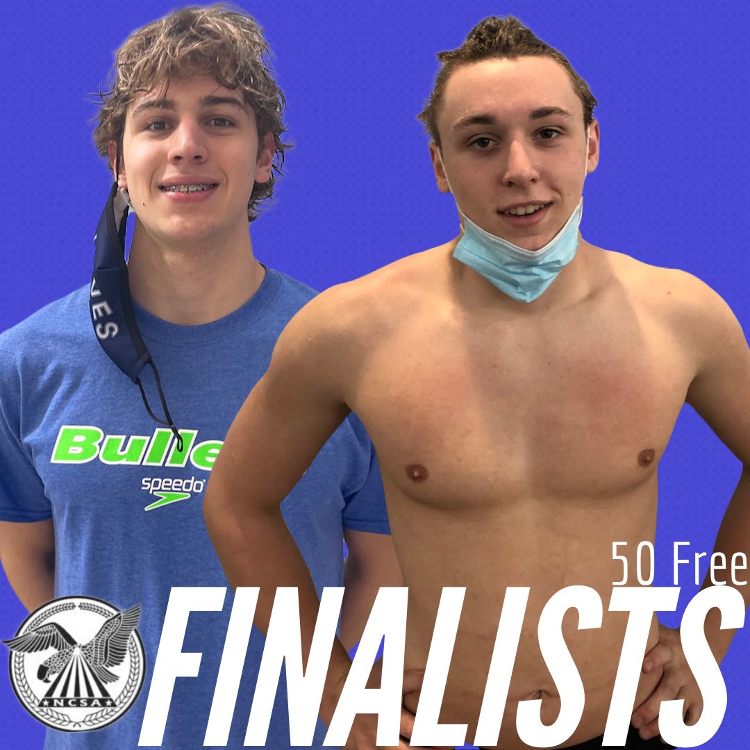 AcademyBullets's tweet photo. 50 Freestyle Finalists!
π₯ Frank Tirone
π₯ Austin Millard
Let's go boys!
#SpeedingBullets // #BackToTheBlocks https://t.co/DKh1qxui7b