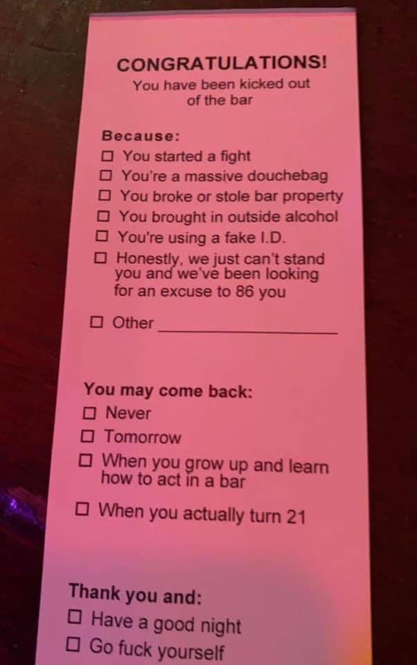 kittypearse's tweet photo. Need these whenever I go back to bartending๐ #86ed https://t.co/uzmIqSPAFb