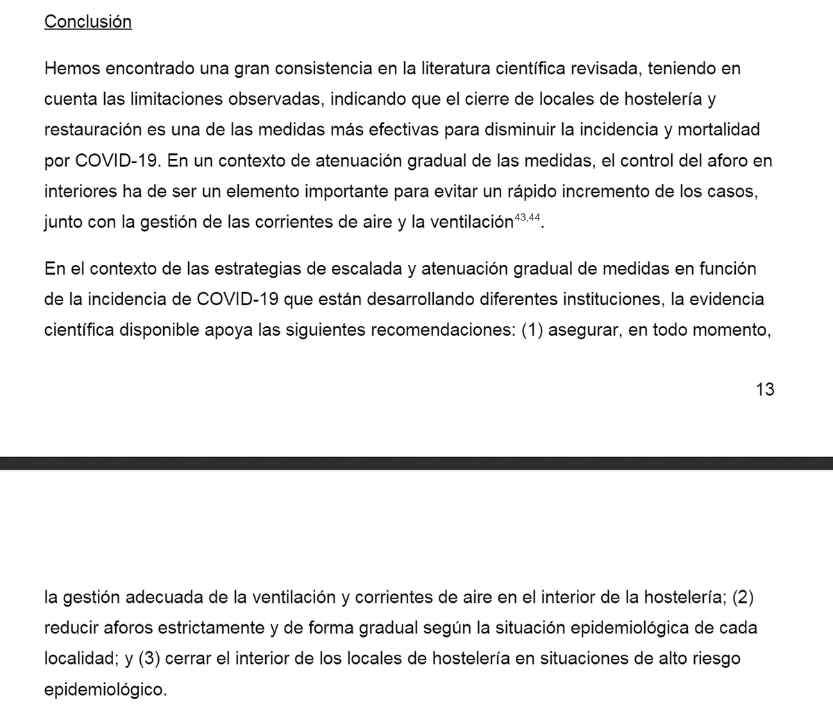Tenemos <a href="/usama_bilal/">Usama Bilal</a> @pgullon y yo un artículo ya aceptado, pendiente de publicación, cuyo preprint hemos subido aquí:  osf.io/preprints/soca…

¿El tema? Evidencia epidemiológica acerca del rol de la hostelería en la transmisión de laCOVID-19.

¿La conclusión? 👇👇👇