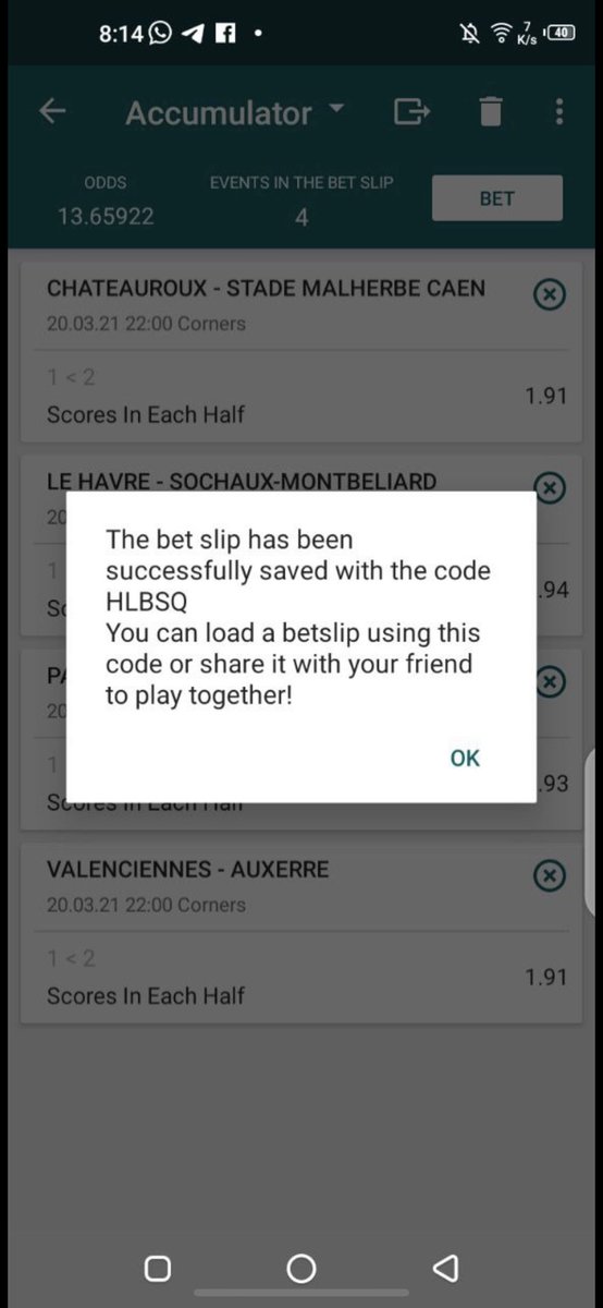 13 odds each! 

Play here bit.ly/31jEBsN
