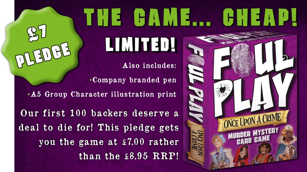 afterdarkmurder's tweet photo. And we are live people!  Let's see those pledges! 
https://t.co/WqrW7EYmTk @kickstarter @foulplaygamers https://t.co/Z9RpiLdk3L