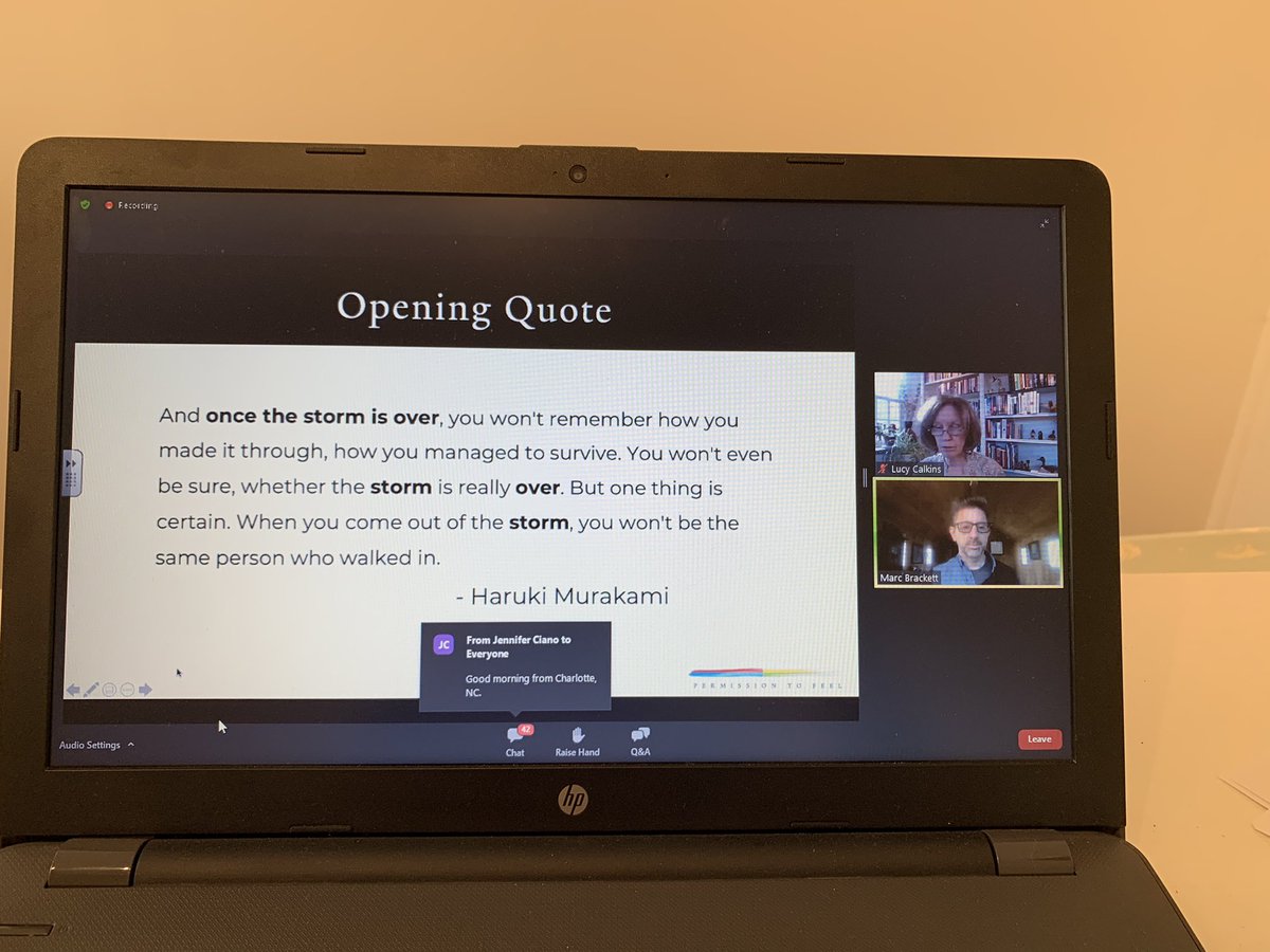 guricomps's tweet photo. Today I attended the TCRWP Virtual Saturday Reunion, an amazing day of learning with educators across the globe! https://t.co/8dpCeavq86