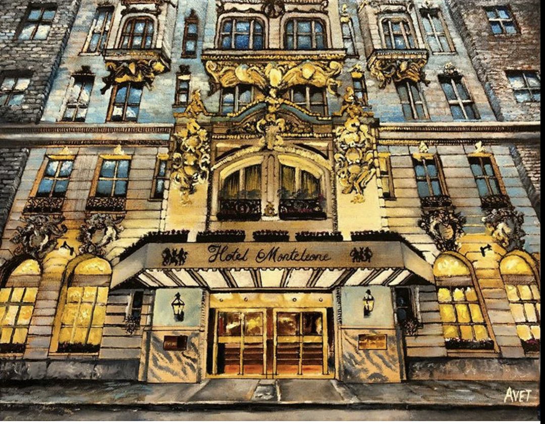 KAJUNARTIST's tweet image. “Hotel Monteleone” 2020, oil on canvas 8”x10” #ArtistOnTwitter #art #artists