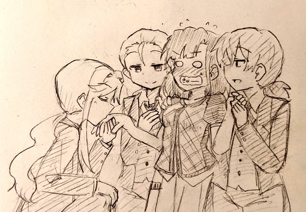 >百合子ちゃんがバースデーなので男装15歳組ハーレムがまたみたい!です! #odaibako_douzo_52 https://t.co/Hvt4roZgyo
過ぎちゃいましたね… 