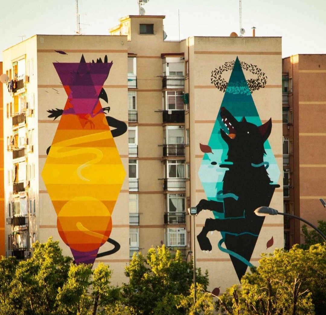 MolinaStreetArt's tweet photo. Collab by Spanish Sabek & E1000 for Mulafest 2015 in Madrid, Spain
#sabek #mulafest #madrid #madridstreetart #streetart #lamolinastreetart
📷 via Insta artist | https://t.co/vYa65L908d https://t.co/QqhSIJyOhE