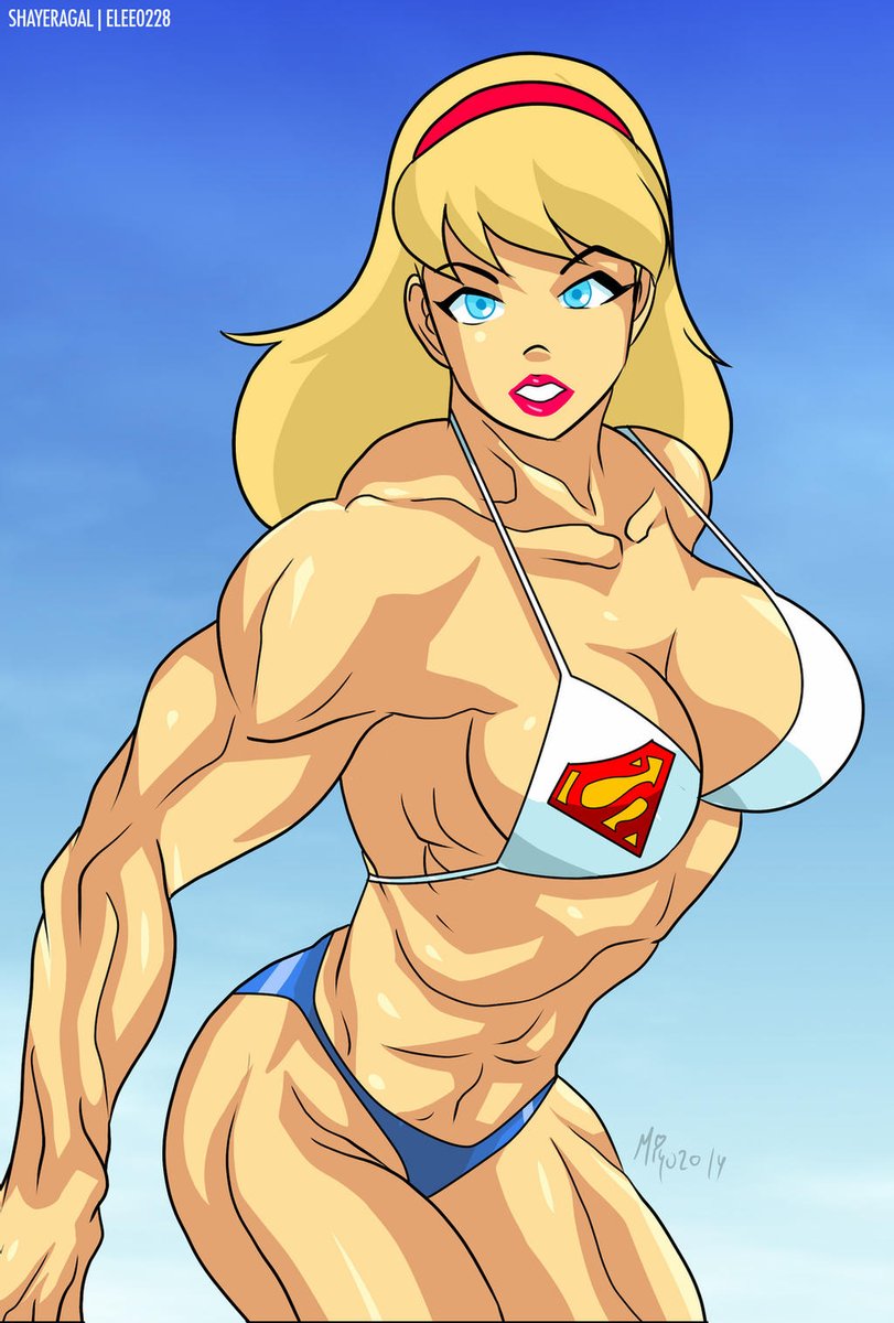 Ed Lee Supergirl By Shayeragal T Co L9z8qdwofe Supergirl Dccomics Musclegirl スーパーガール アメコミ 筋肉娘