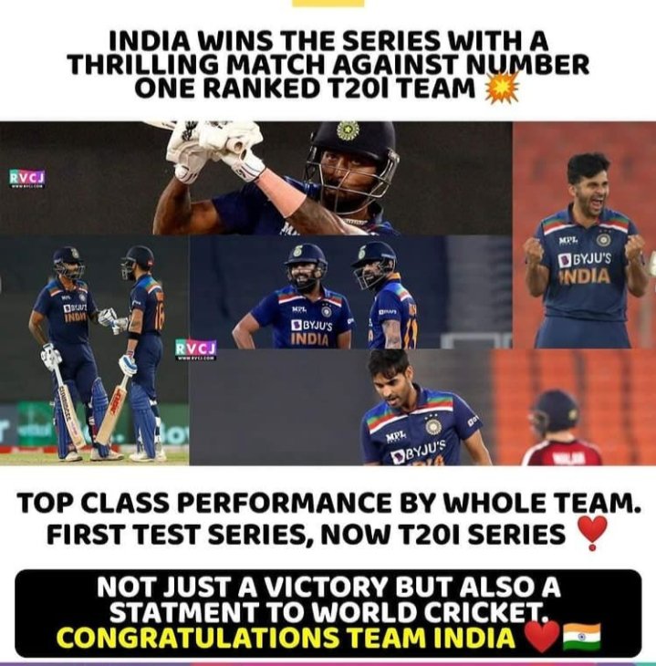 MdDafali's tweet photo. Whattt a win🥳🥳🔥

Well played Team India🇮🇳❤

The top order in batting 🔥👌
Rohit, Virat, SKY, Hardik❤

And bhuvi rocked yaar🔥

#INDvENG #INDvENGt20 https://t.co/TAfUGfwWd3
