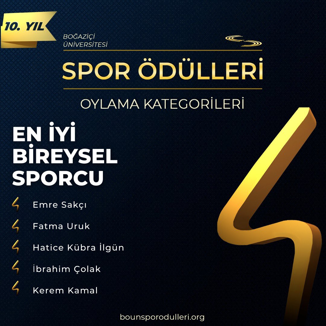 Sporun en iyilerini sen belirle! Tüm kategorileri görmek için kaydır.
•
Oylama linki bio'da.  
#Playthegame
•
bounsporodulleri.org