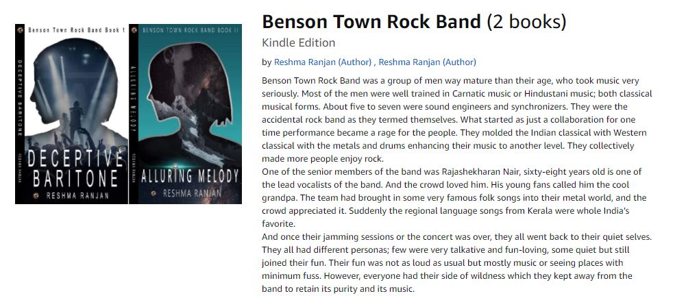 reshmakranjan's tweet photo. Benson Town Rock Band Series #kindleunlimited #indiebook #pentopublish4  #romancebooks #ReshmaRanjan #newrelease #RockBandSeries #DeceptiveBaritone #Alluring Melody
https://t.co/qyFAMVffaw
Book1DeceptiveBaritone https://t.co/Z9FzXbEWKY