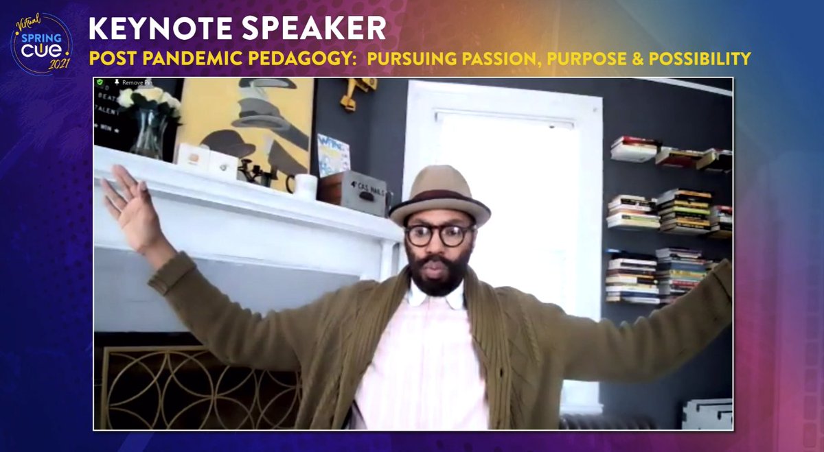 joincalie's tweet photo. "Never let the commentary of your contemporaries, take you off the path of being legendary, of being revolutionary, of being extraordinary!" 🔥🔥
 #SpringCUE @chrisemdin https://t.co/ajdDyrbZPd