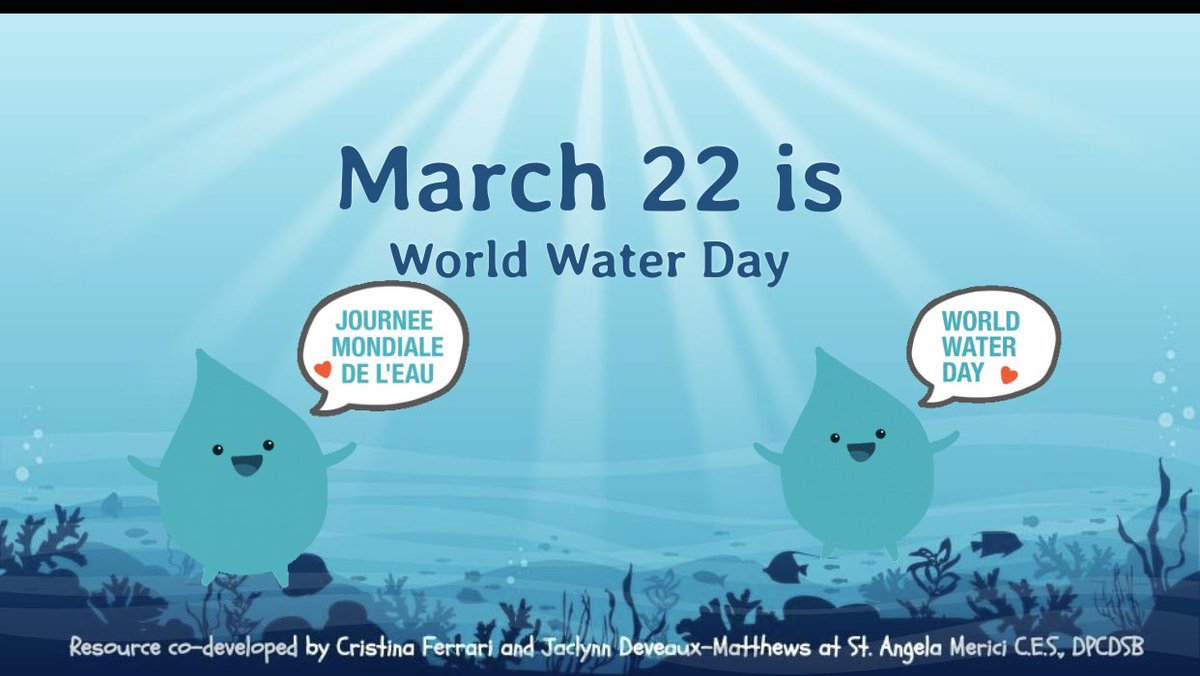 Jodie Williams (@jodiesgot5) on Twitter photo Check out this resource for #WorldWaterDay 🌎💧by <a href="/MmeFerrariC/">CFerrari (she/her)</a> & <a href="/Mme_Deveaux/">Jaclynn Deveaux (she/her)</a>
Highlighting Indigenous water protectors 💦 awareness & action for #Neskantaga 💦
Activities each day for a week of learning!
docs.google.com/presentation/d… Check out this resource for #WorldWaterDay 🌎💧by <a href="/MmeFerrariC/">CFerrari (she/her)</a> & <a href="/Mme_Deveaux/">Jaclynn Deveaux (she/her)</a>
Highlighting Indigenous water protectors 💦 awareness & action for #Neskantaga 💦
Activities each day for a week of learning!
docs.google.com/presentation/d…