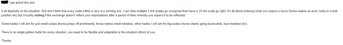 SmallStakeTrade's tweet image. I frequently get asked for the solution to help others make consistent profits with small stakes. I will pin this to my profile until I can put a vid together. 

There is no short answer and no single right answer except the need to be flexible and treat each trade individually.