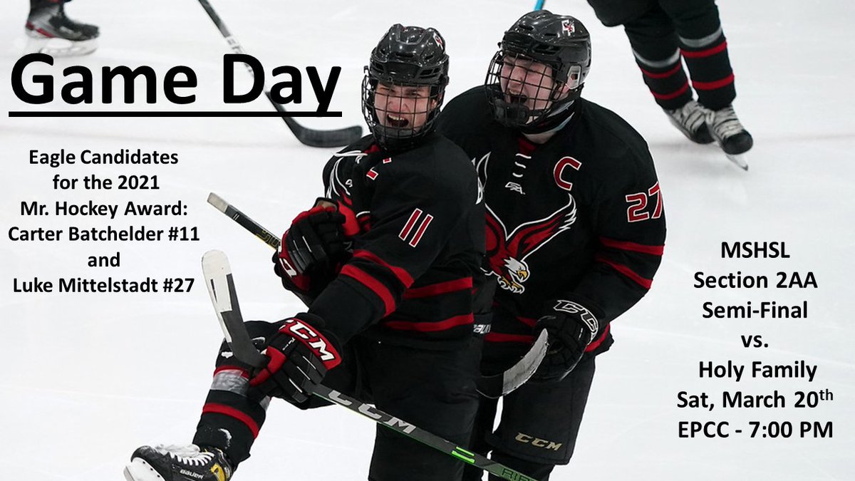 epboyshockey's tweet photo. EP vs HF in a high heat Culinary battle tonight. Eagles will be cooking with Fire. Our specialty is 'Biscuit in a Basket', spicy hot EP Style. Pre-cookoff analysis, judges say HF will get chopped by EP's Iron Chef D if they serve Dangle Berry Dessert. GO EAGLES! @Ep_Fansection https://t.co/hfc0dHVtqb
