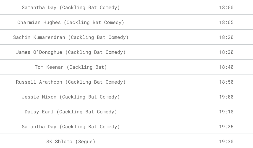 Who wants comedy??? Time for the 'Cackling Bat' take over ... 90 minutes of comedy watch live here: facebook.com/FestivalSpirit… 
#Comedy #LiveStream #CacklingBat