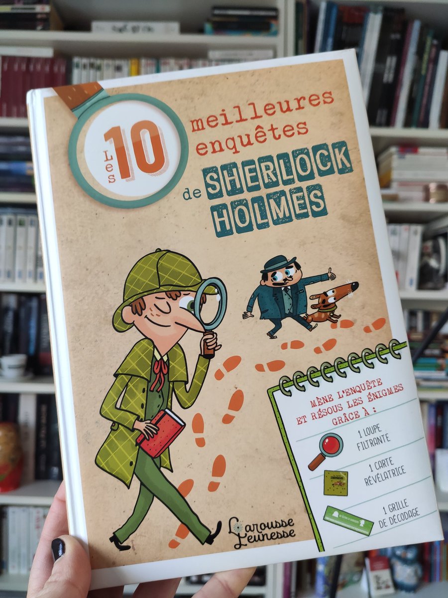 Enquêter auprès de #sherlockholmes
Un #livrejeu plein d'observation et de déduction
#universholmesien #britishmysteries #larousse #surleblog