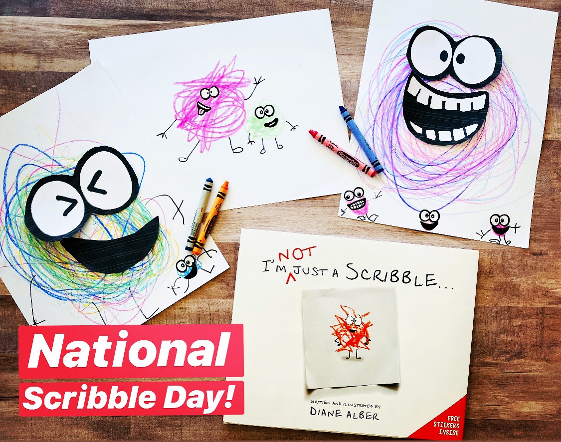 follettcontent's tweet photo. #NationalScribbleDay is next Saturday! Create your own #scribble faces with downloadable activities and see how we are celebrating with author and illustrator @ArtistDi: https://t.co/lfX7su3244
#ScribbleDay #InClassWithYou #CrayonDay #CraftMonth @CrayolaEdu https://t.co/FhCgHDcId3
