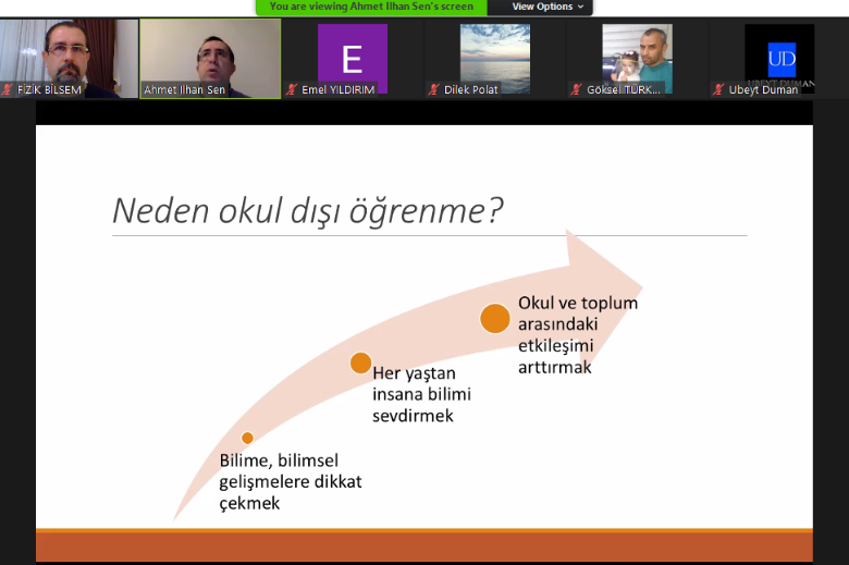 fizik_bilsem's tweet photo. Bu hafta, Hacettepe Ü. Eğitim F. Fizik Eğitimi Anabilim Dalı Başkanı Prof.Dr.Ahmet İlhan ŞEN ile "Okul Dışı Öğrenme" konulu söyleşi gerçekleştirdik. Değerli paylaşımları için hocamıza çok teşekkür ederiz.

@mehmetnezirg @mramazanbarin @BilsemMeb https://t.co/Nb6mVwDlcp
